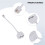 RJ11 6P4C Divisor de telefono 1 macho 2 hembra - 6