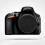 Black Plastic Camera Body Cover + Rear Lens Cap for  Digital SLR 3