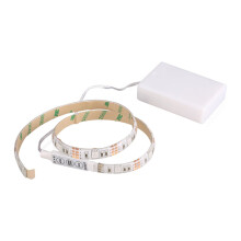RGB flexible LED Light Strip Waterproof IP65 15leds DC5V with Controller Battery-powered, LED Tape, Light Strips for TV Cabinet Bike Outdoor