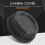 Black Plastic Camera Body Cover + Rear Lens Cap for  Digital SLR 9