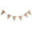 3,7 M Rustik Jute Hessian Burlap Spets Bunting Shabby Chic BröLlopsbanner 2