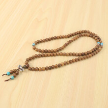 NEW 108 Bois de Santal Bouddha Bouddha MÉDitation PriÈRe Perle Mala Bracelet