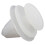 10x Car door panel mounting clips white for  206 207 1007 307 1