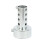 Silver Motorcycle Exhaust Can Muffler Insert Baffle DB Killer Silencer 48mm x 80mm 1