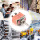 AC 250V 15A Latching 3 Way -Off- Single Pole Double Throw Toggle  Orange 5
