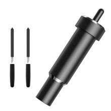 Fabric Blade for Maker 3/Maker/Venture/Explore 3/Air 2/Air/One, 2 Pcs Bonded Fabric Blades and 1pc Housing,Black