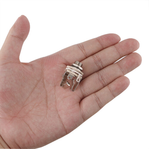 Jack 6.5 Two-Channel Audio Cable Connector Plug Socket With A  Stereo 6.5 Female For Guitar 2