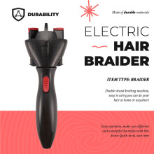 Electric Hair Braider Automatic Twist Braider Knitting Device Hair Braider Machine Braiding Hairstyle Hair Styling Tool