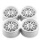 4 PeçAs 1.9 Polegadas PláStico 52 mm Aro Do Cubo da Roda para Carro RC 1/10 -Road Drift  HPI  RedCat Sakura HSP, Branco 1