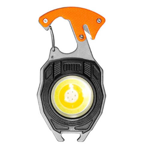 COB Keychain Work Light LED Emergency Flashlight with Bottle Opener Rechargeable  Torch 6 Modes