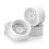 4 PeçAs 1.9 Polegadas PláStico 52 mm Aro Do Cubo da Roda para Carro RC 1/10 -Road Drift  HPI  RedCat Sakura HSP, Branco 3