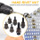 6Pcs Hand Rivet Nut  Nuts Simple Installation Manual Riveter Rivnut Tool Accessory for Nuts M3 M4 M5 M6 M8 M10 4