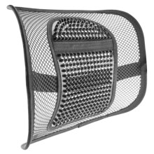 Mesh rugsteun voor bureaustoel, lenden-/stoelrugsteun met elastische band rugleuning voor verlichting van autostoel/rugpijn