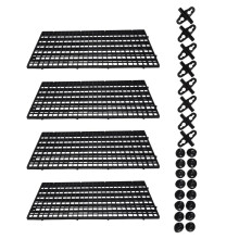 Aquarium Divider Tray Plastic Mesh Aquarium Egg Box Light Diffuser, Fish Tank Divider Filter Bottom Isolation