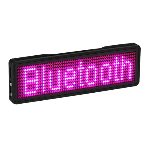 LED-Naambadge Oplaadbaar Lichtbord DIY Programmeerbaar Scrollend Berichtborddisplay LED, Type 3