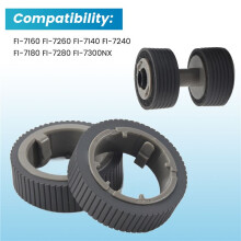 Pa03670 - 0001 Pa03670 - 0002 Set met Verbruiksartikelen Pick-Roller + Remroller PICKUP-Roller voor Fi-7160 Fi-7260