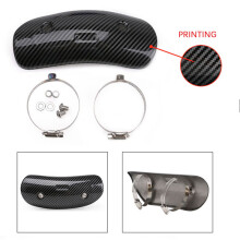 Tubo de Escape de Motocicleta Universal Protetor de Pernas Protetor de Calor Protetor de Capa para Yoshimura Ar Sc Ak C