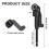 6Pcs Right Angle Drill Attachment Set with 105 Angle Drill Adapter and Impact Grade Socket Adapter 6
