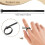 Size Tool Kit Finger Size Measuring Tool with Jewel Polishing Cloth 7