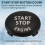 Start Stop Engine Button Push Button Ignition  Cover Replacement for  X1 X3 X5 X6 Z4 (E84, E83, E70, E71, E89) 1 3 5 Series 5