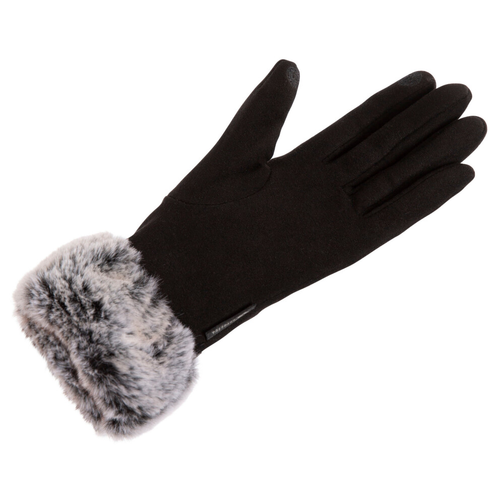 Trespass (M-L, Black) Womens/Ladies Betsy Winter Gloves