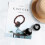 Buddhist Brown Wood Round Beads Elastic String Wrist Bracelet for Unisex 8