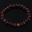 Buddhist Brown Wood Round Beads Elastic String Wrist Bracelet for Unisex 5