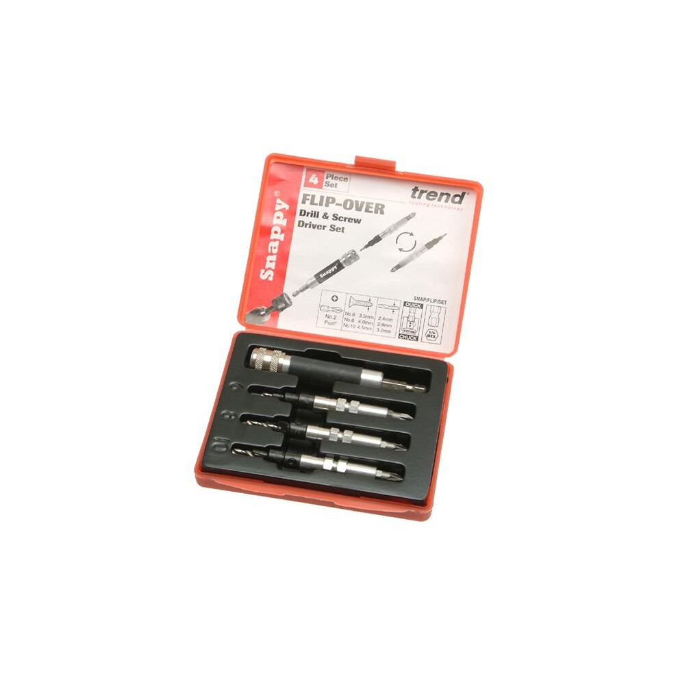 Trend Snap/Flip/Set Flip Driver Set, 4 Piece