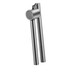 Stainless Steel Potato Masher and Heavy Duty Garlic Press with Ergonomic Long Handle Easy to Clean