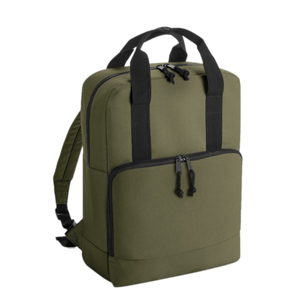 Bagbase (One Size, Military ) Cooler Recycled Backpack Green