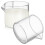 10Stk Einfacher Milchbehälter Transparent Für Und Café 1