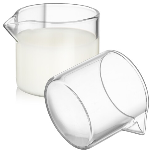 10Stk Einfacher Milchbehälter Transparent Für Und Café