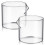 10Stk Einfacher Milchbehälter Transparent Für Und Café 6