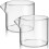 10Stk Einfacher Milchbehälter Transparent Für Und Café 2