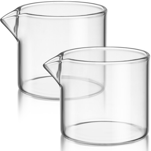 10Stk Einfacher Milchbehälter Transparent Für Und Café 1