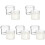 10Stk Einfacher Milchbehälter Transparent Für Und Café 7