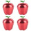 4Pcs Red Windproof Ashtray Aluminium Alloy Durable Indoor Use 7