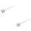 2Stk Komfortable Holz Drumsticks Grau Für Anfänger Musikperformance 6
