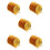 5Sets Goldene Servierplatten Mit Aufbewahrungsrack Für Snacks Und 8