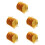 5Sets Goldene Servierplatten Mit Aufbewahrungsrack Für Snacks Und 6