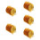 5Sets Goldene Servierplatten Mit Aufbewahrungsrack Für Snacks Und 10