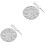 2Sets Austernplatten Zum Servieren Und Lagern, Silber 6
