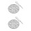 2Sets Austernplatten Zum Servieren Und Lagern, Silber 8