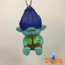 (A)Creative Elf Shape Keychain With Waterproof Silicone For School Bag And Car Keys