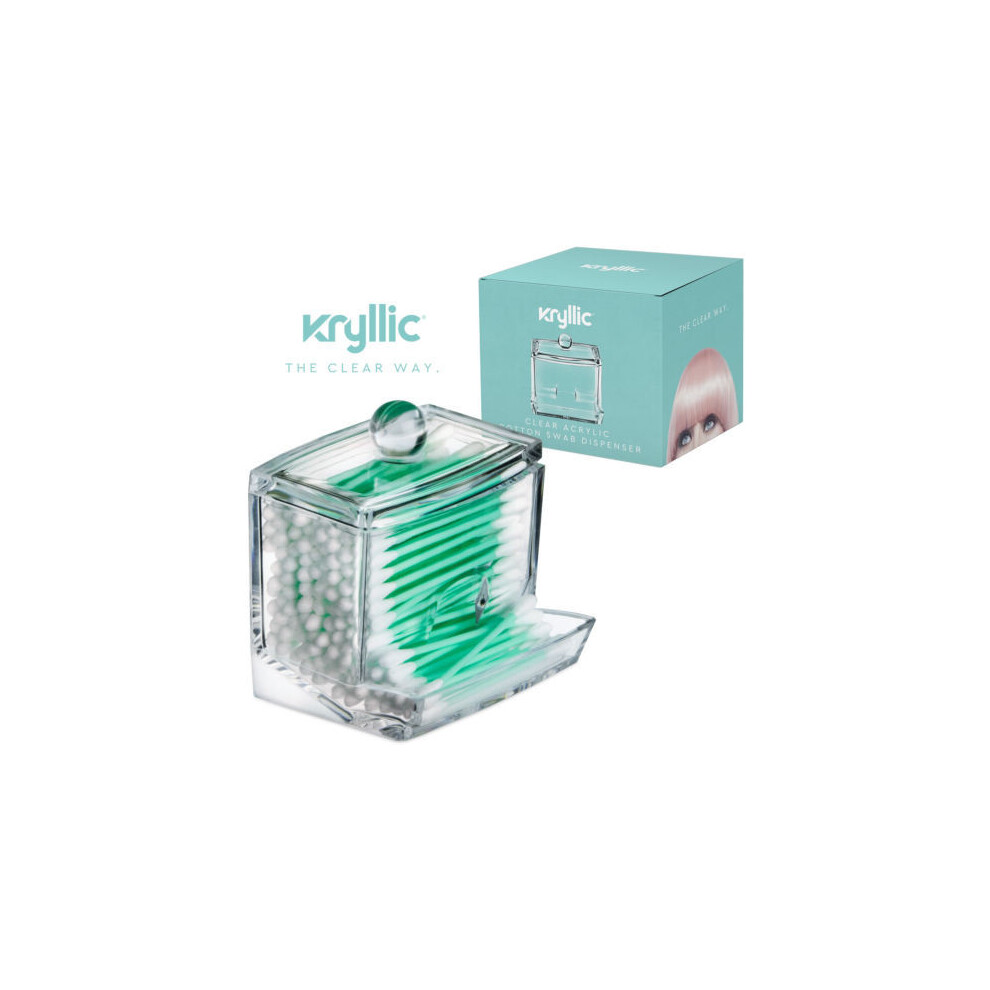 (Storage Box) Qtip Support Acrylique BoÃ®te Coton Tige Rangement Ã©tui Sw CosmÃ©tique Domestique