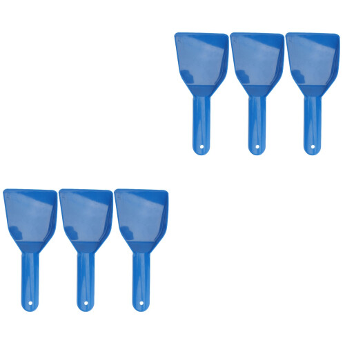 6Stk Haushalts Blau Robuster Kunststoff Eiskratzer 2
