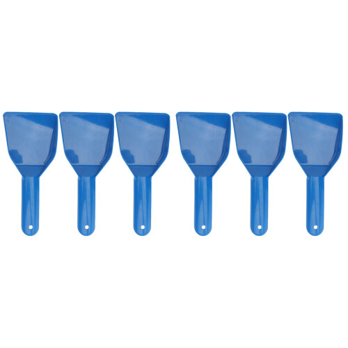 6Stk Haushalts Blau Robuster Kunststoff Eiskratzer 1