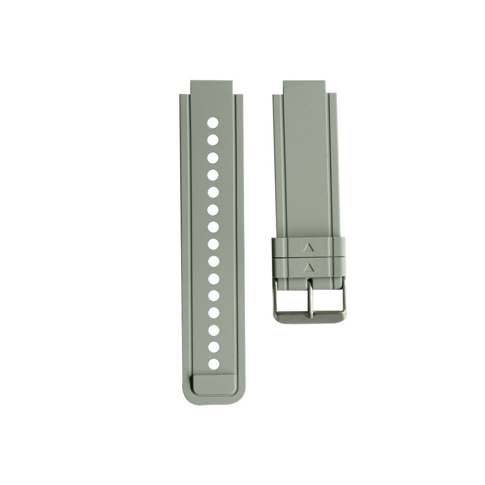 (Gray) Wrist Replacement Band Silicone Watch Band Strap For Garmin Fenix 3 Hr Fenix3 Gray 699707156440