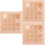 3Stk Kinder Schiebepuzzle Holz Lernspielzeug Khaki Farbe 7