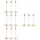 12Stk Farbige Metall Tischkartenhalter Memo Clips Bildhalter 9